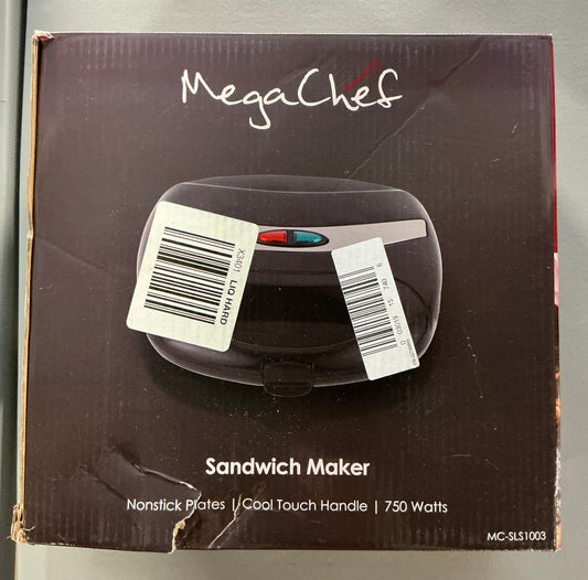 Mega Cheft Sandwich Maker - Open Box