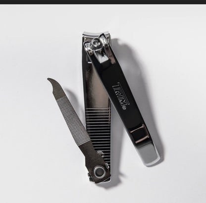 Trim Neat Feet Deluxe toenail clipper with a built-in file