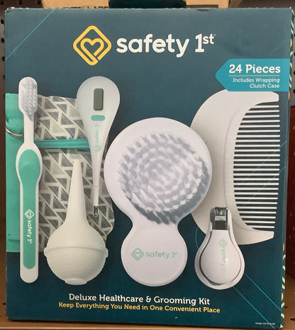 Safety 1st Deluxe Nursery Healthcare & Grooming Kit - Pyramids Aqua