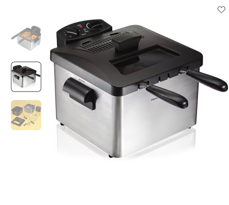 Hamilton Beach® Professional-Style Deep Fryer with 2 Baskets