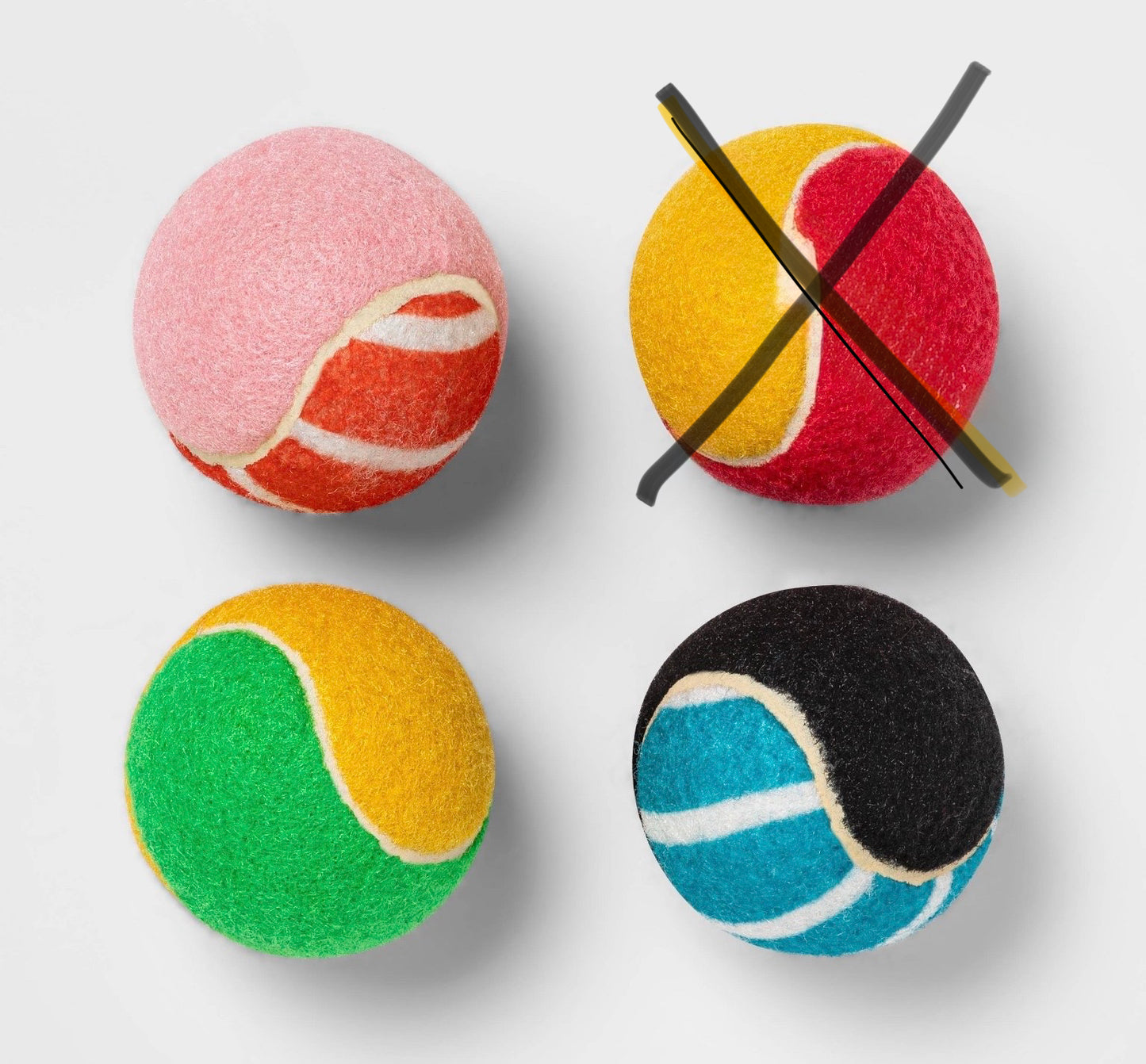 Boots & Barkley dog tennis ball toys available in a 3-pack AS IS