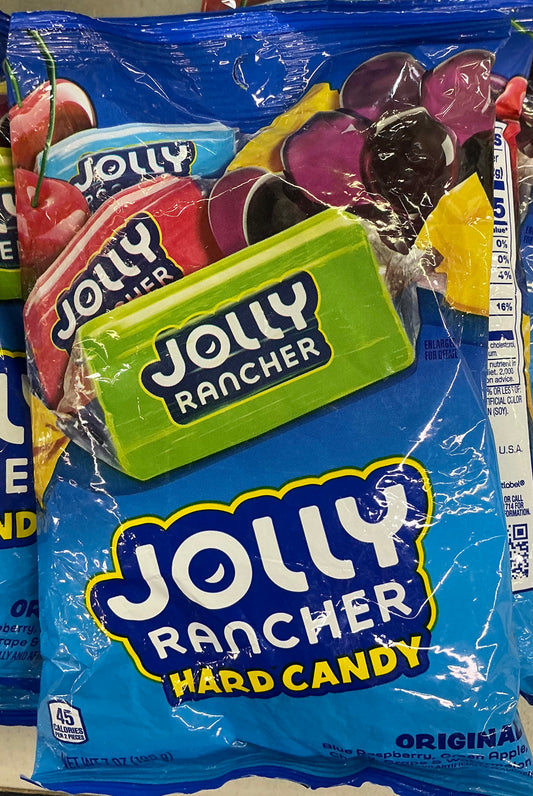 7 oz bag of JOLLY RANCHER Assorted Fruit Flavored Hard Candy Food