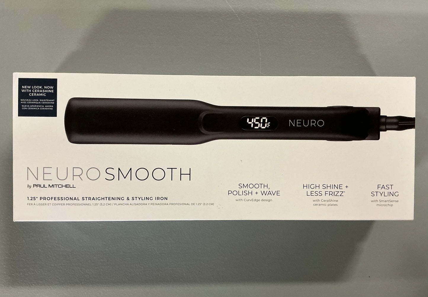 Thrifty 70 - Paul Mitchell Neuro Smooth 1.25" Ceramic Straightening & Styling Even Heating Flat Iron - Open Box - Used ( See picture) - AS IS - NO RETURNS - FINAL SALE