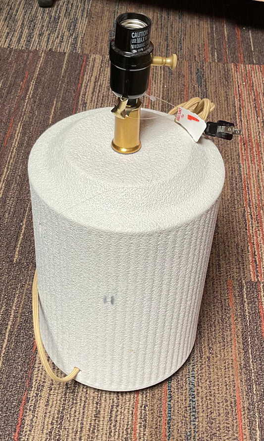 THRIFTY 70- Ceramic Lamp Base White