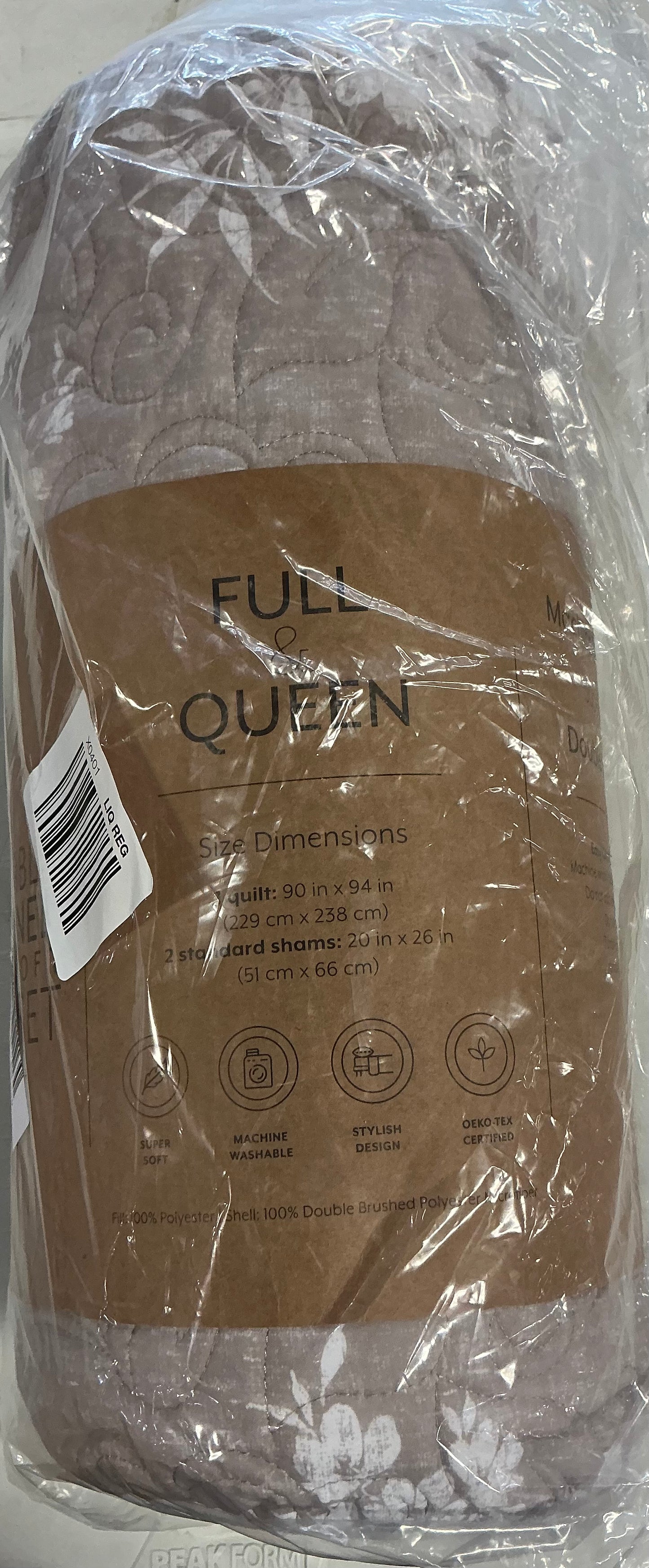 3 Piece All Season Lightweight Pattern Quilt Set Full/Queen