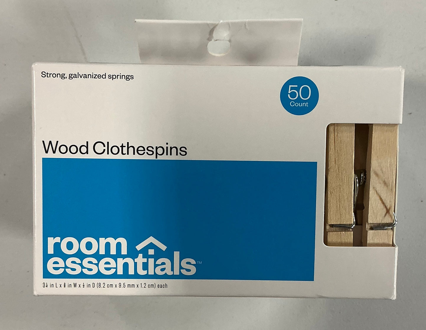 Wood clothespins 50 count