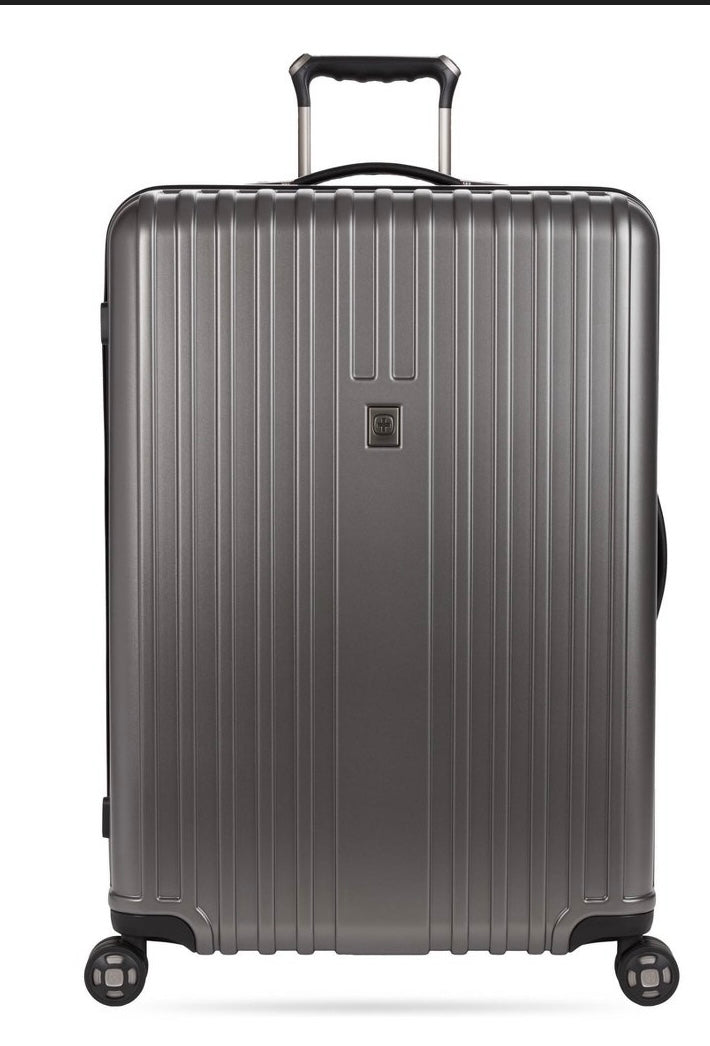 SWISSGEAR Ridge Hardside Large Checked Suitcase - Gray