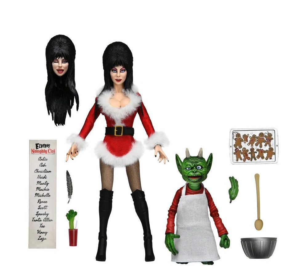NECA Very Scary X Mas Elvira 8" Clothed Action Figure