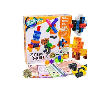 The Young Scientists Club STEM Cubes, Build, Learn & Create with 100+ Math Cubes