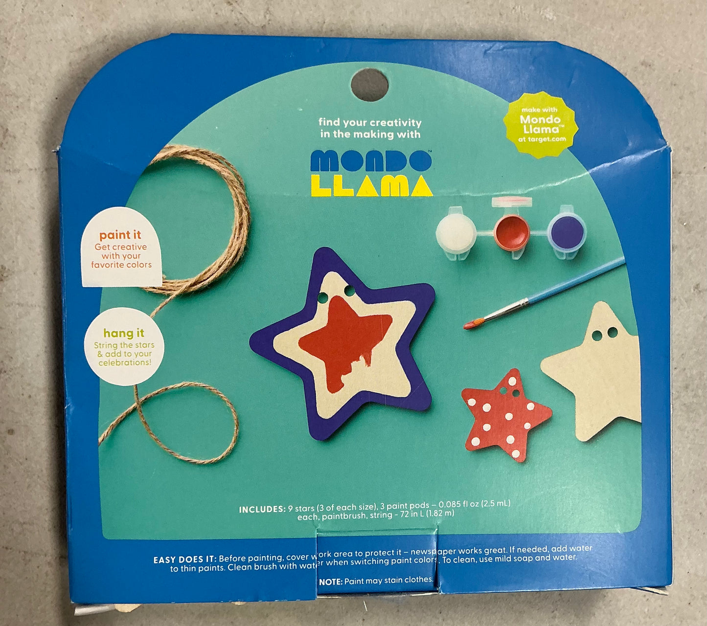 Create-your-own starry garland kit