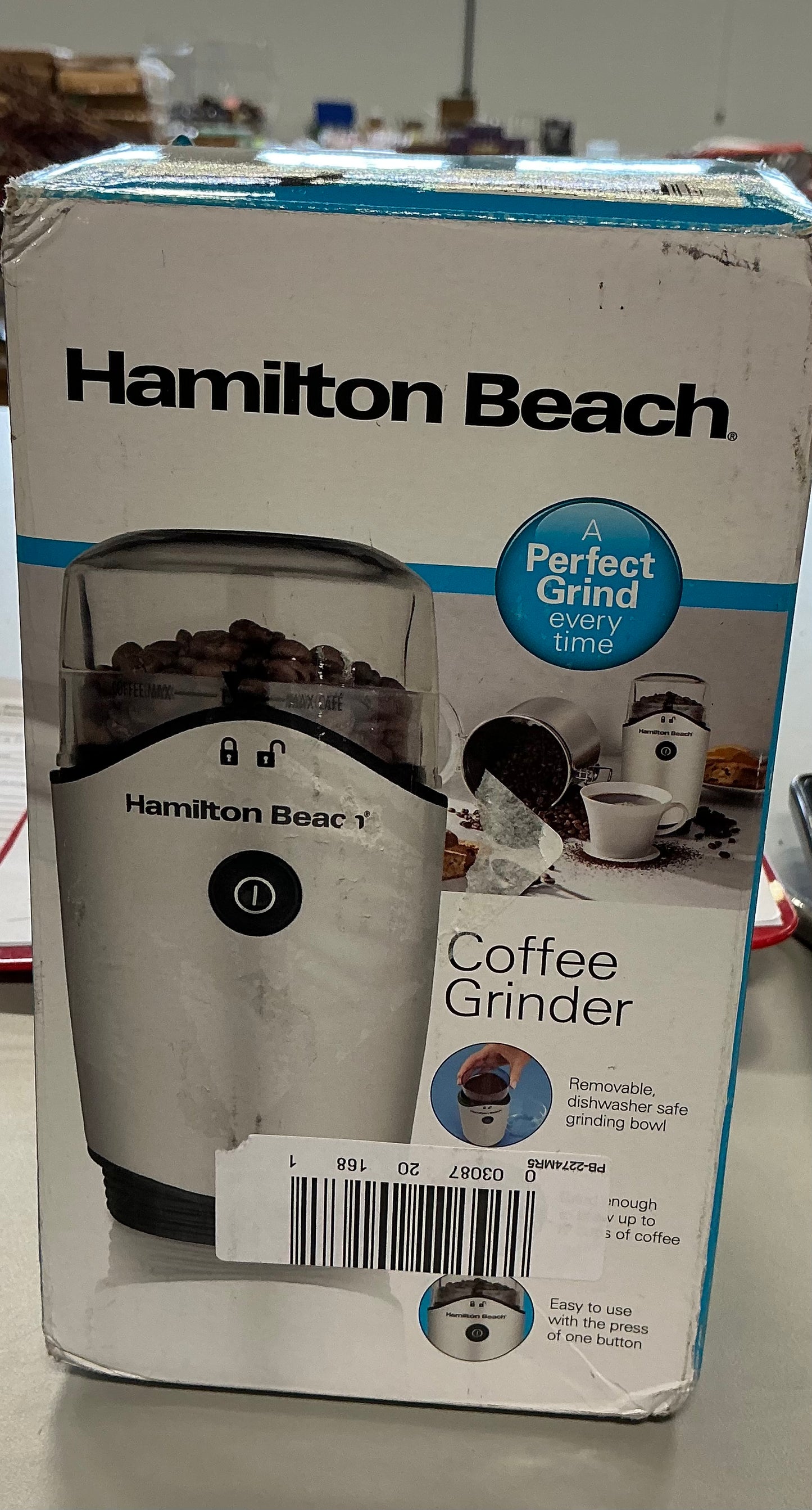 Hamilton Beach® Coffee Grinder with Removable Chamber