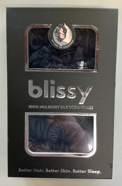 Blissy 6pk scrunchie set, 3 regular & 3 skinny