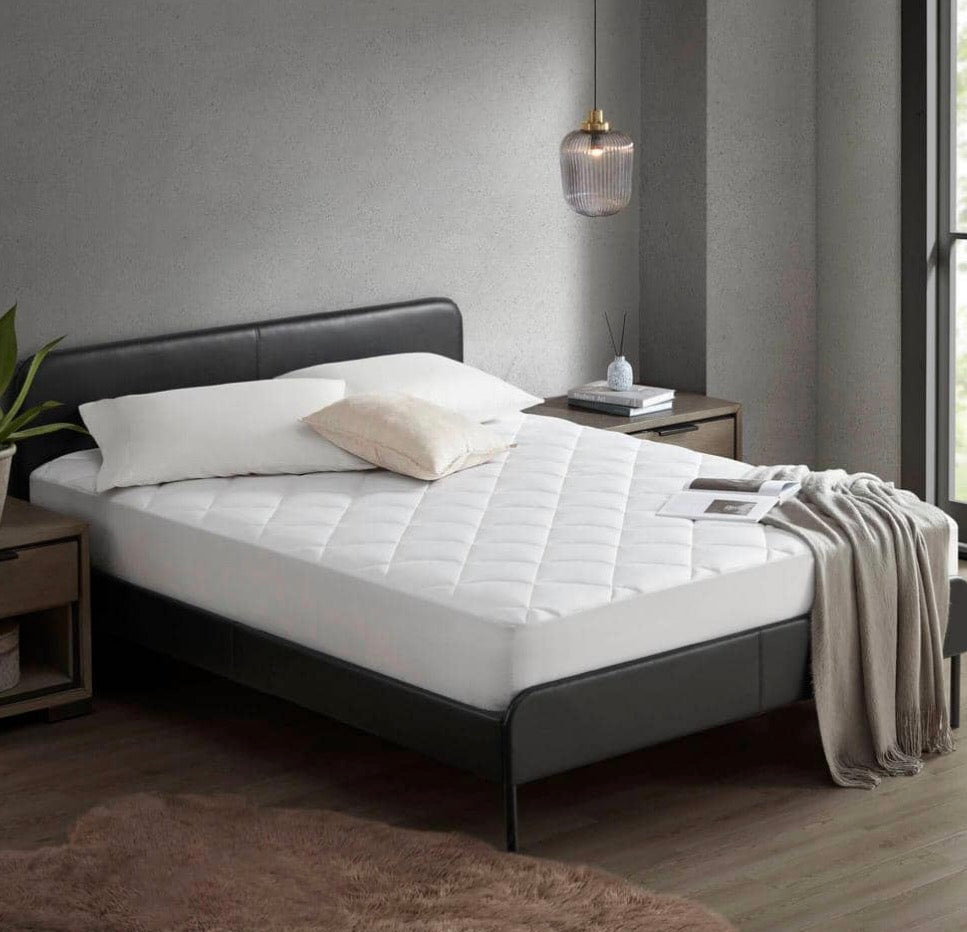 Sharper Image Cooling Touch Down Alternative Mattress Pad Twin-White