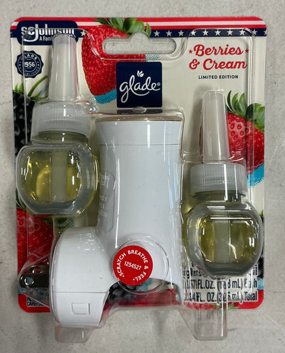 Glade berries & cream plug in