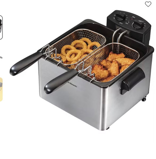 Hamilton Beach® Professional-Style Deep Fryer with 2 Baskets
