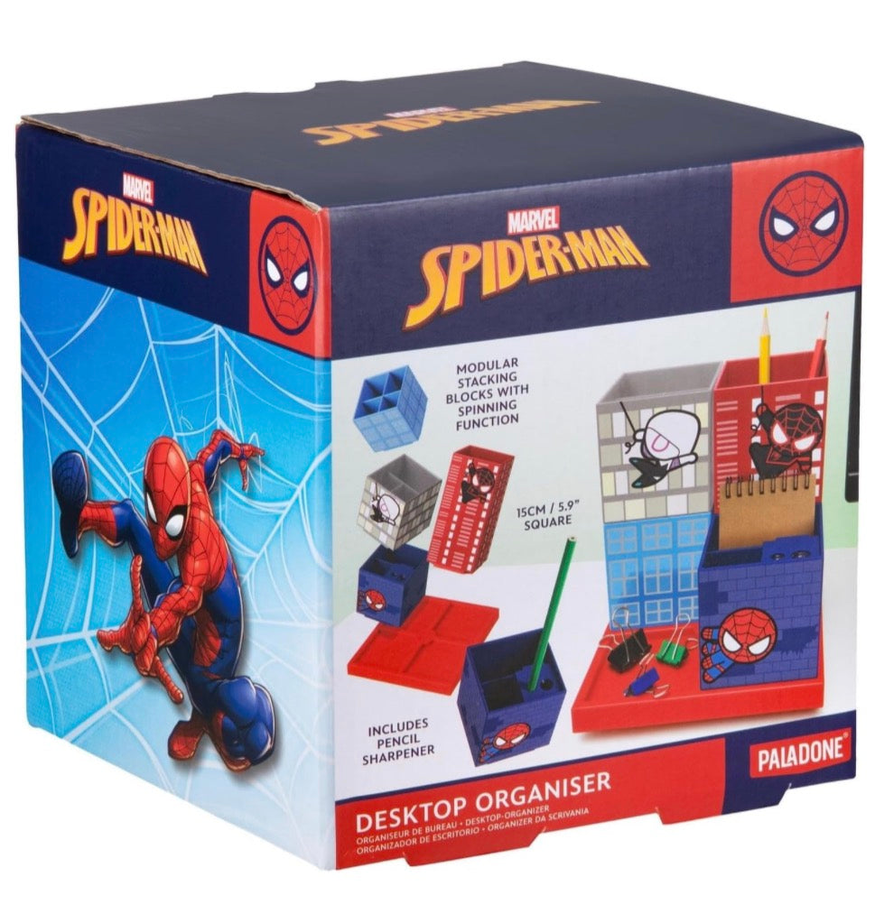 Paladone Marvel Spider-Man modular desktop organizer.(clearance)