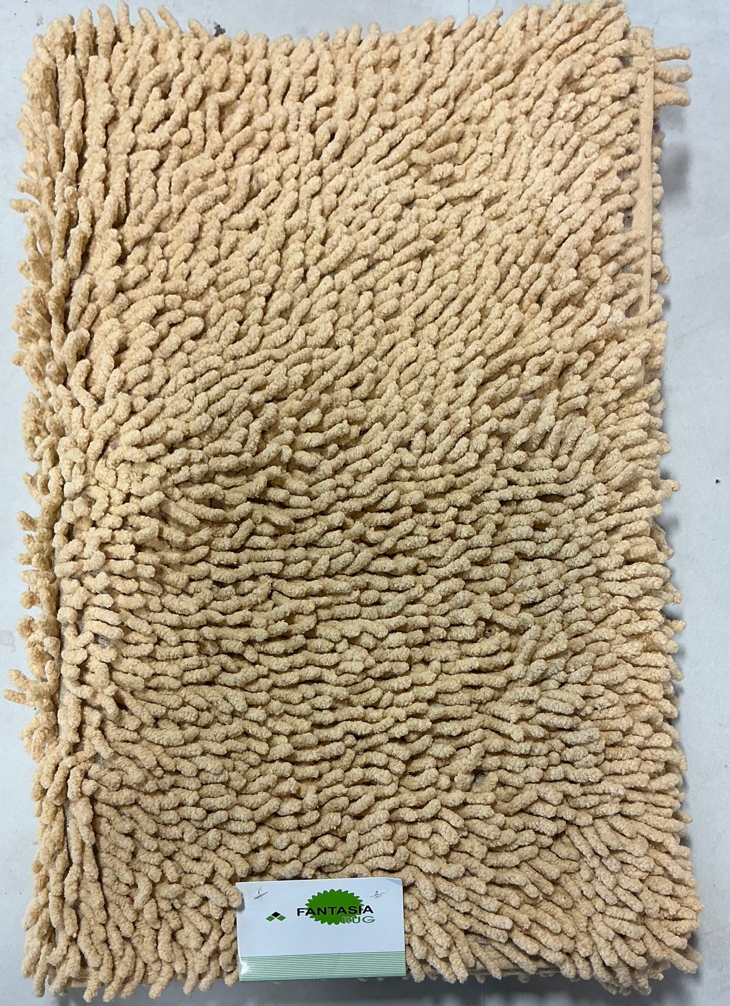 Home Weavers Inc Fantasia Quick Dry 21X54 Inch Bath Rug-Yellow