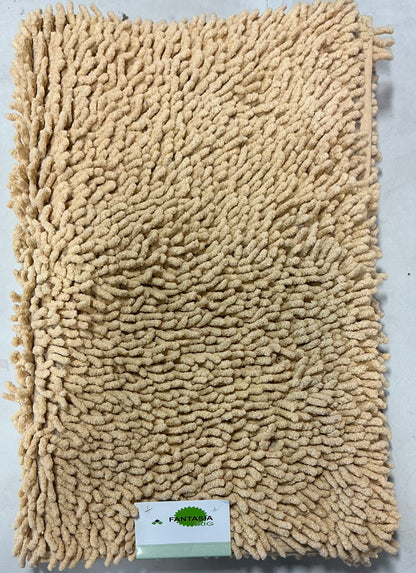 Home Weavers Inc Fantasia Quick Dry 21X54 Inch Bath Rug-Yellow