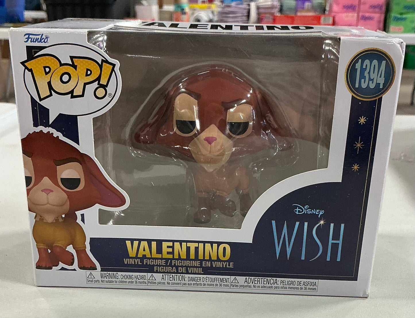 Wish Valentino Funko Pop - MINOR PACKAGE FLAWS - PRODUCT IS NEW
