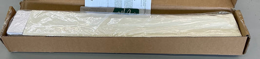 Coursey Cordless Blackout Cotton Roman Shade in Ivory 23” W x 72” L