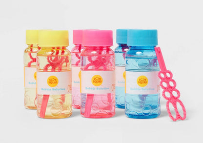 Sun Squad 6 pack-4 oz of bubbles is perfect for playing outdoors this summer