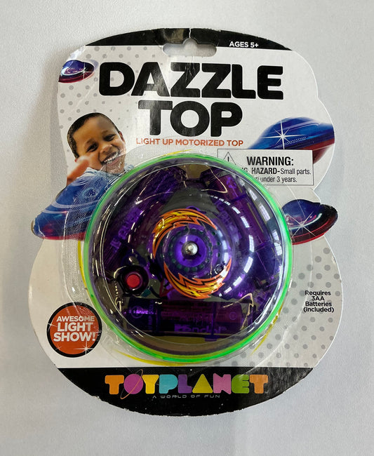 Dazzle Top light-up motorized spinning toy