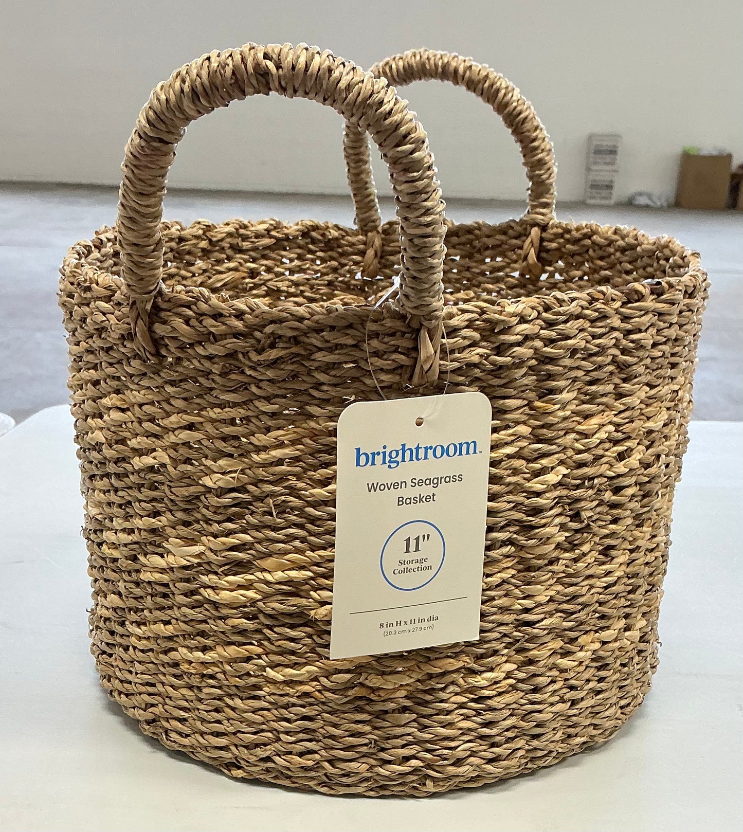 Woven Seagrass Basket 8in X 11in