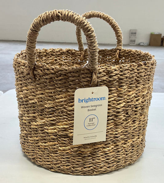 Woven Seagrass Basket 8in X 11in