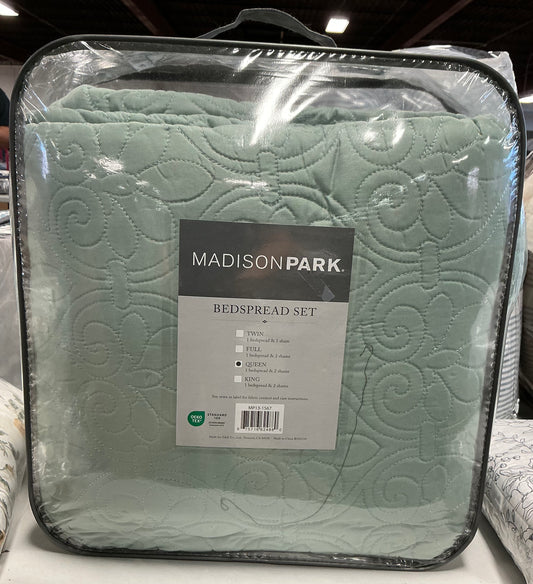 Madison Park
Quebec Quilted 3-Pc. Bedspread Set, Queen color Seafoam