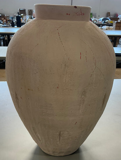 XL rustic ceramic vase - AS IS - COSMETIC FLAWS - PICK UP ONLY