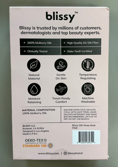 Blissy sleep mask