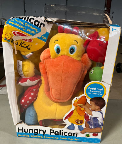 Melissa & Doug hungry pelican plush play set - DAMAGED BOX