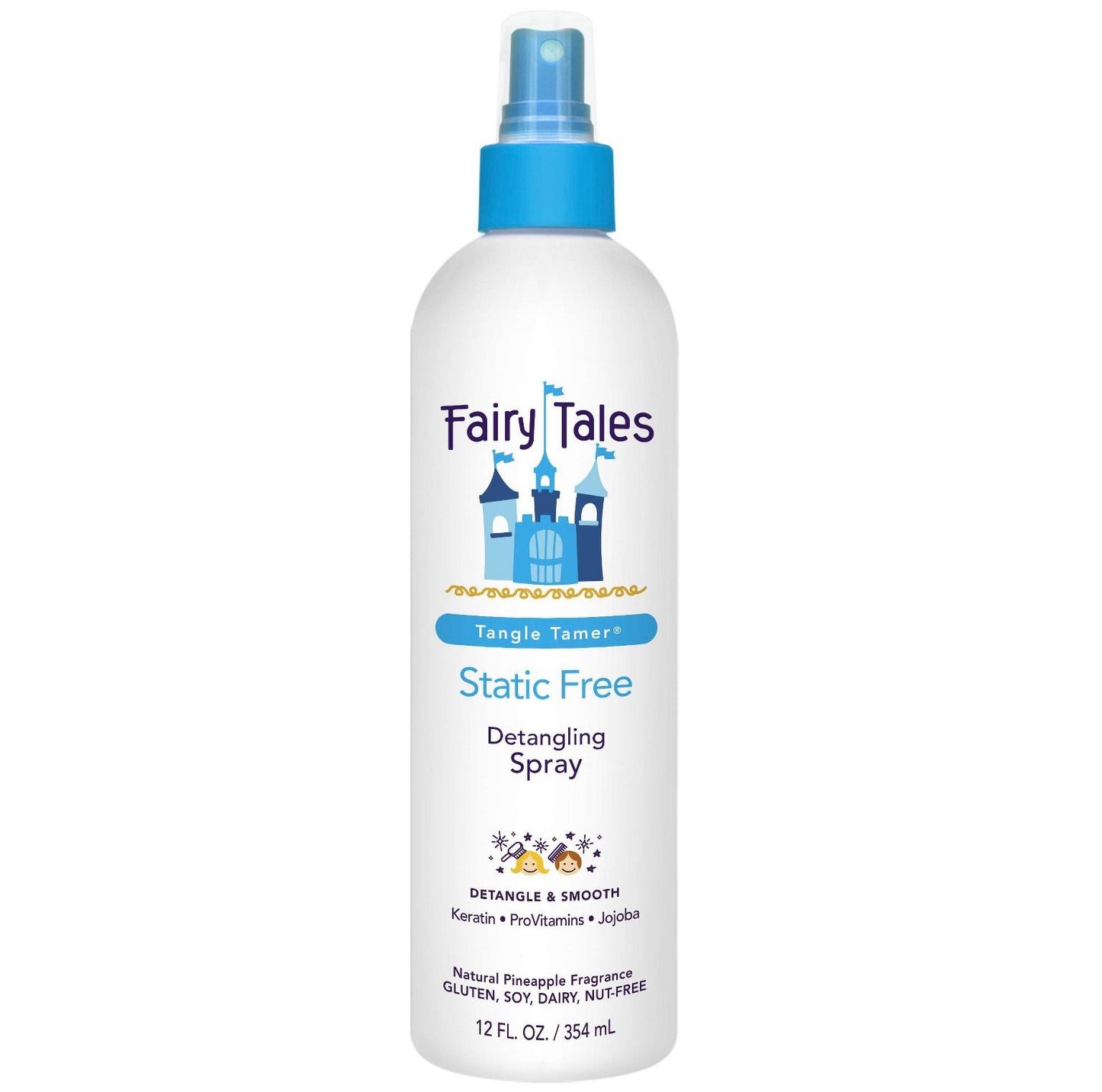Fairy Tales Tangle Tamer Static Free Detangling Spray - Detangler Spray for Kids 12oz