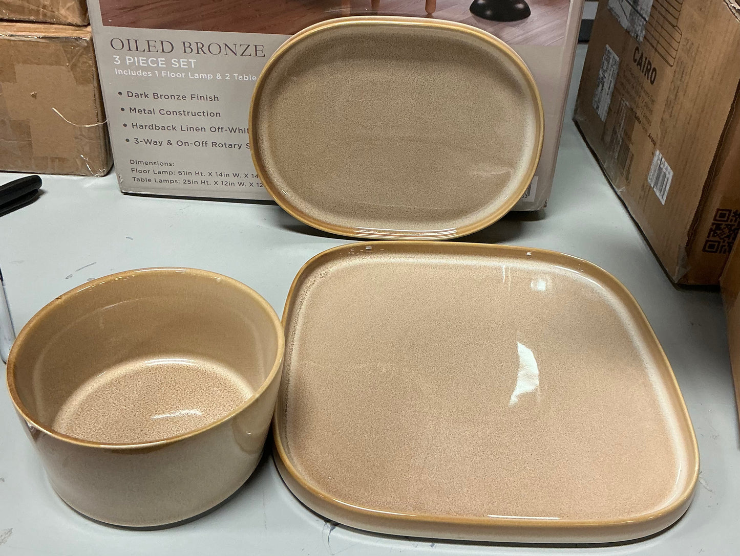 Stone + Lain Cairo 12-pc. Stoneware Dinnerware Set