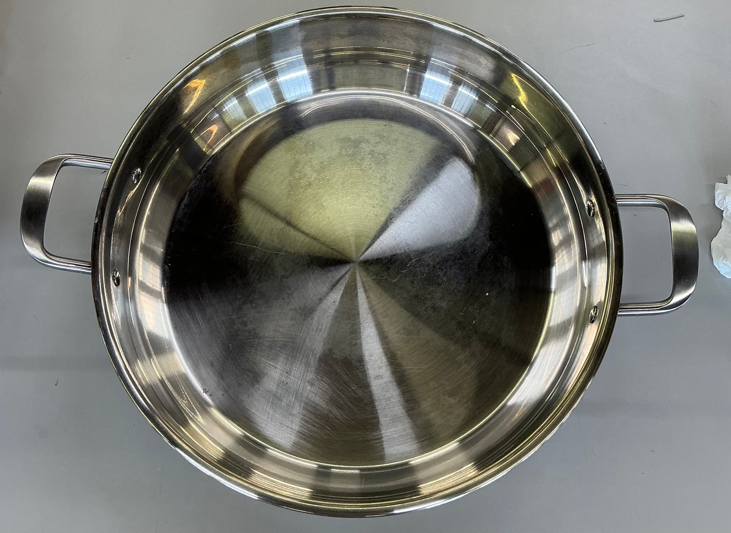 Thrifty 70- Jenny Martinez Stainless Steel 10-qt. Braising Pan- Used- As is- Final sale- No return