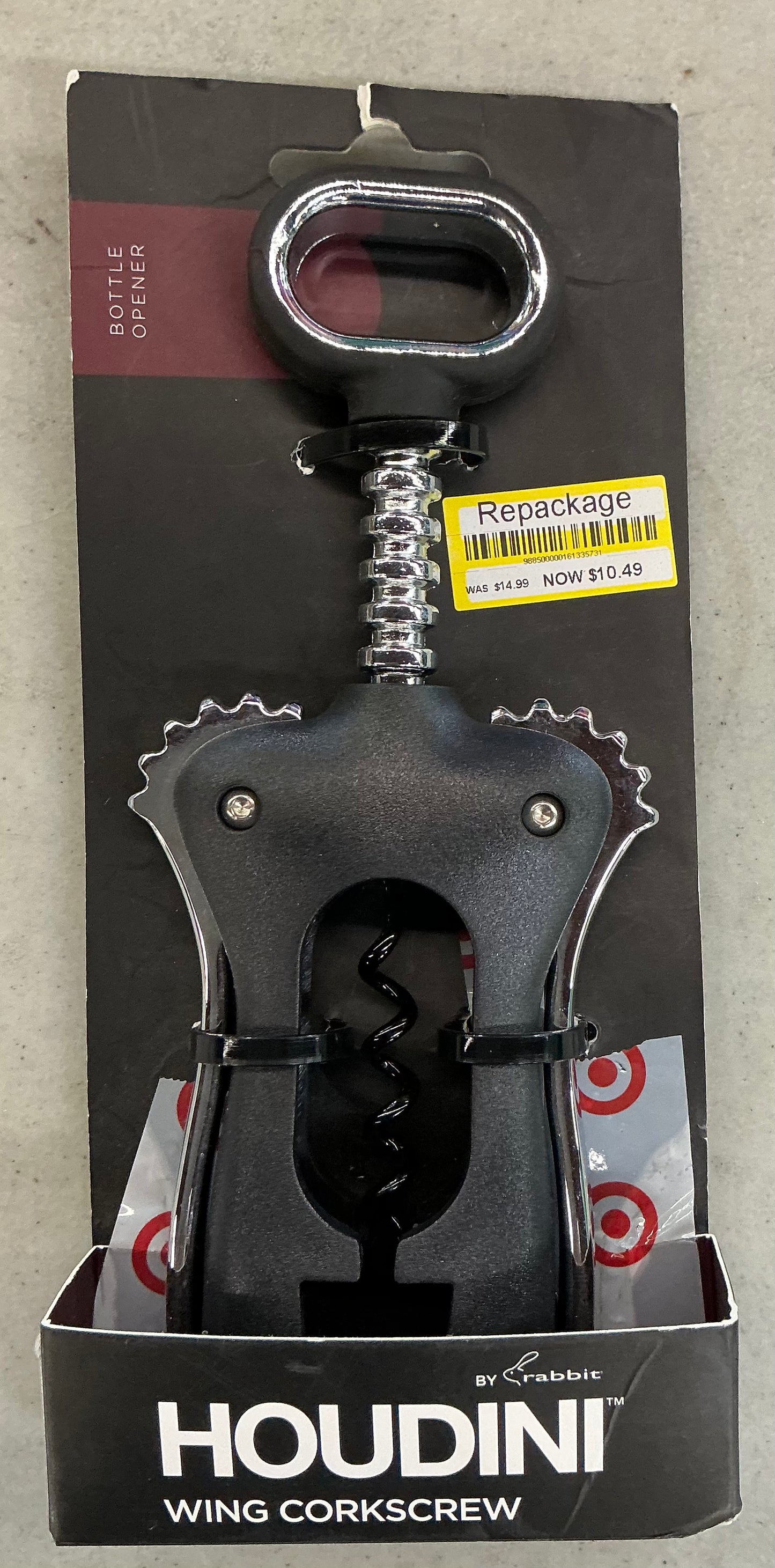 Houdini by Rabbit Winged Corkscrew in black – Discount 70 Online