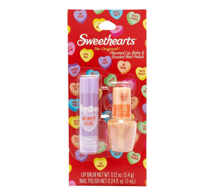 Sweethearts Lip Balm + Nail Polish Bestie set