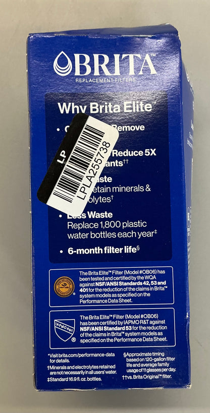 Brita Elite replacement water filter for pitchers and dispensers