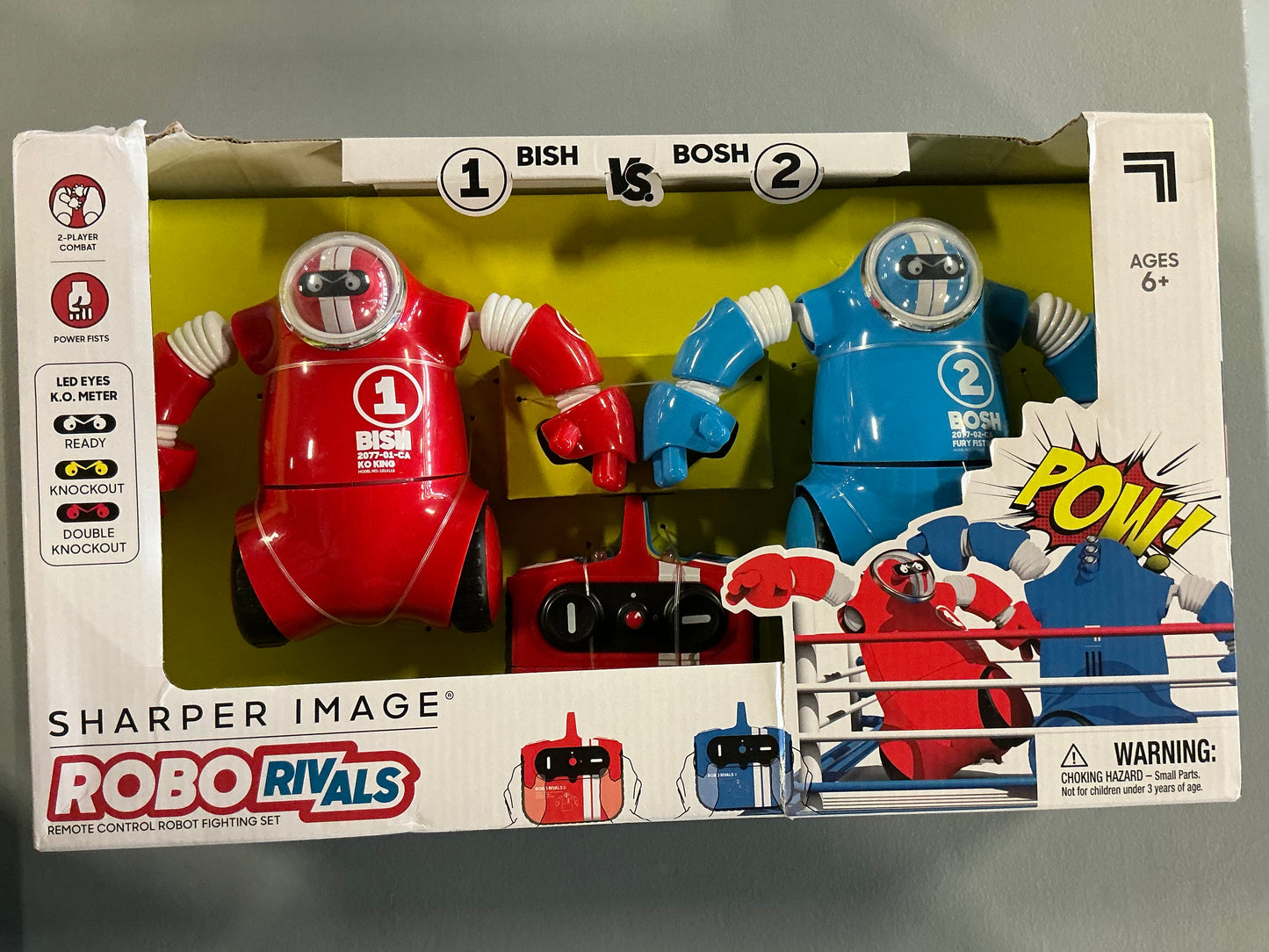 Sharper Image Robo Rage Remote Control Two-Player Robot Fighting Set