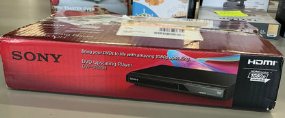 Sony 1080p upscaling DVD player - open box - product is new
