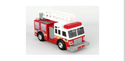 Daron Worldwide Trading NY27200-2 FDNY Motorized Ladder Truck with Lights and Sounds