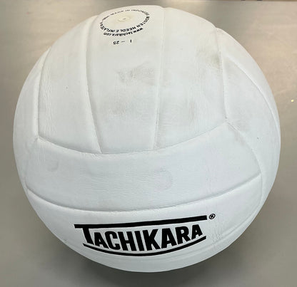 Tachikara SV18S indoor composite volleyball - white - MINOR COSMETIC FLAWS