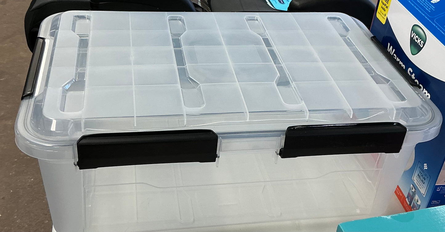 Medium IP67 Waterproof Storage Box 22 3/4 in L X 15 in W X 8 17/32 in H