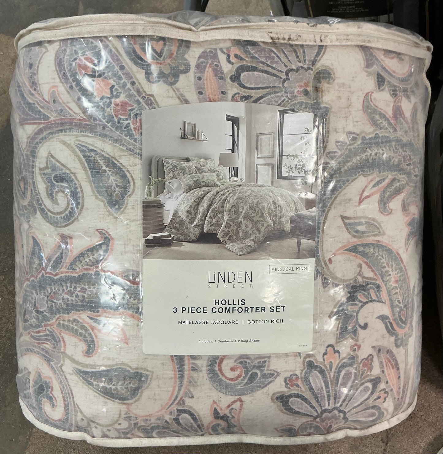 Linden Street Hollis 3-pc. Paisley Comforter Set King/Cal king