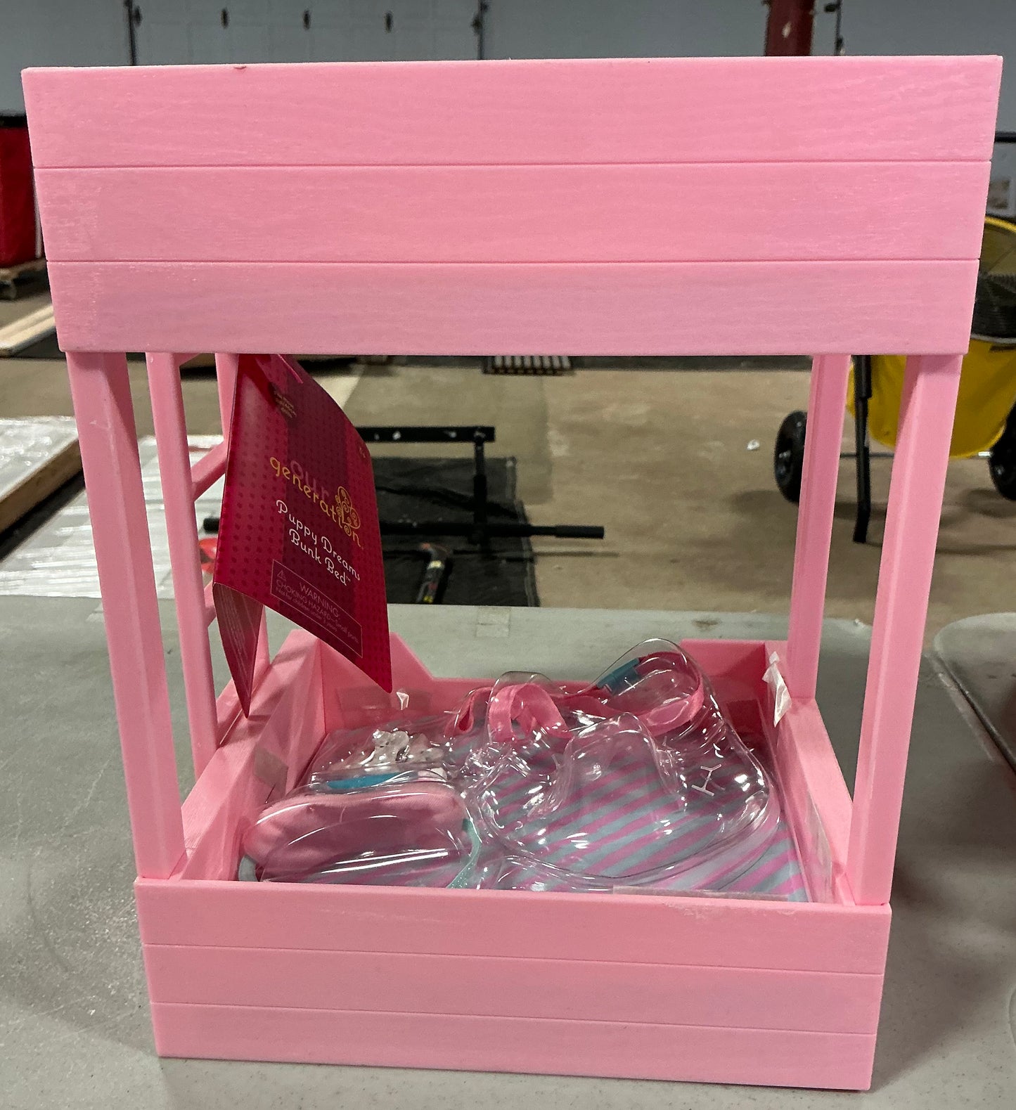 Our generation puppy dreams pink bunk bed - AS IS - MISSING PUPPY