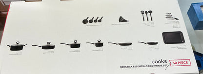 Cooks 30-pc Aluminum Non-Stick Cookware Set