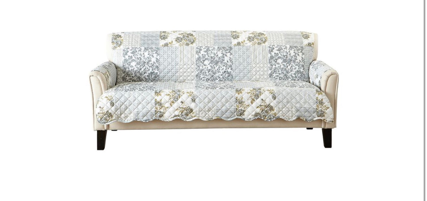 Linery Patchwork Sofa Protector 75 in x 118in