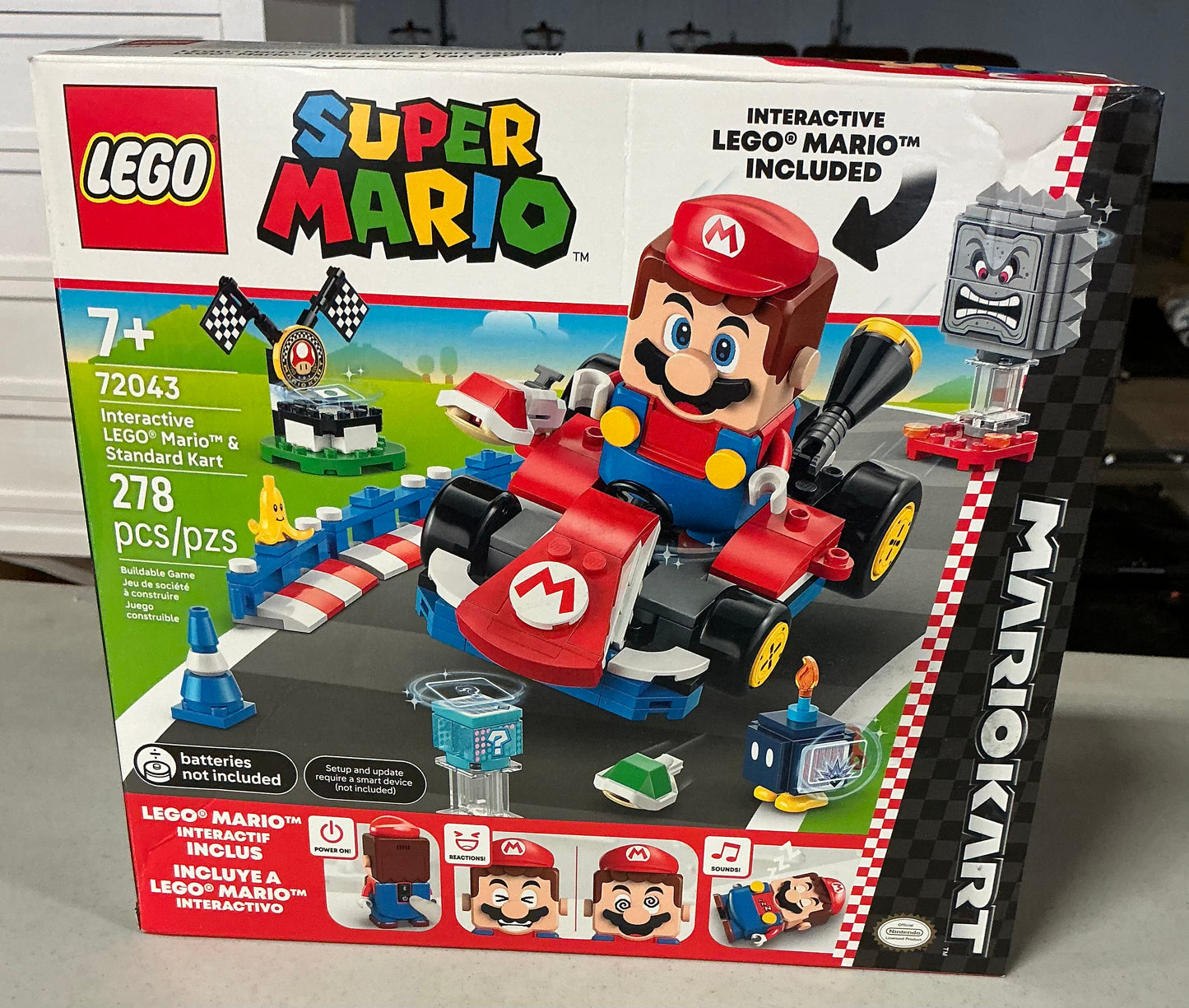 Lego Super Mario interactive Lego Mario & standard kart - OPEN BOX