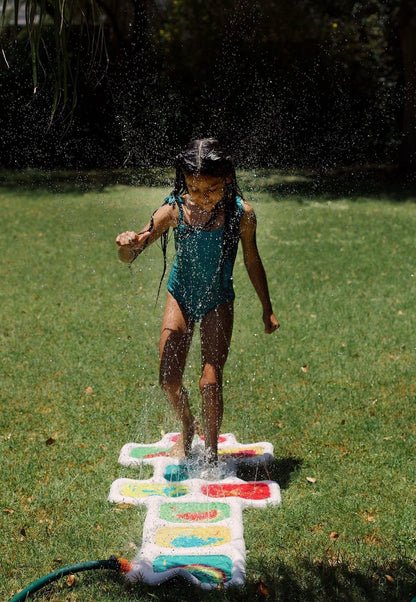 Rae Dunn Hopscotch Game Water Sprinkler by Coconut Float 58”