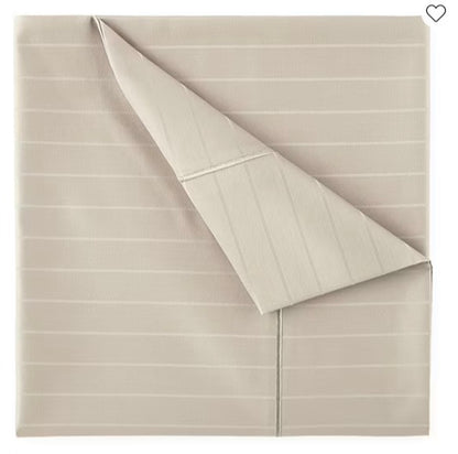 Liz Claiborne 600TC Cotton Sateen Dobby Stripe Wrinkle Free Sheet Set Cal king 4pcs